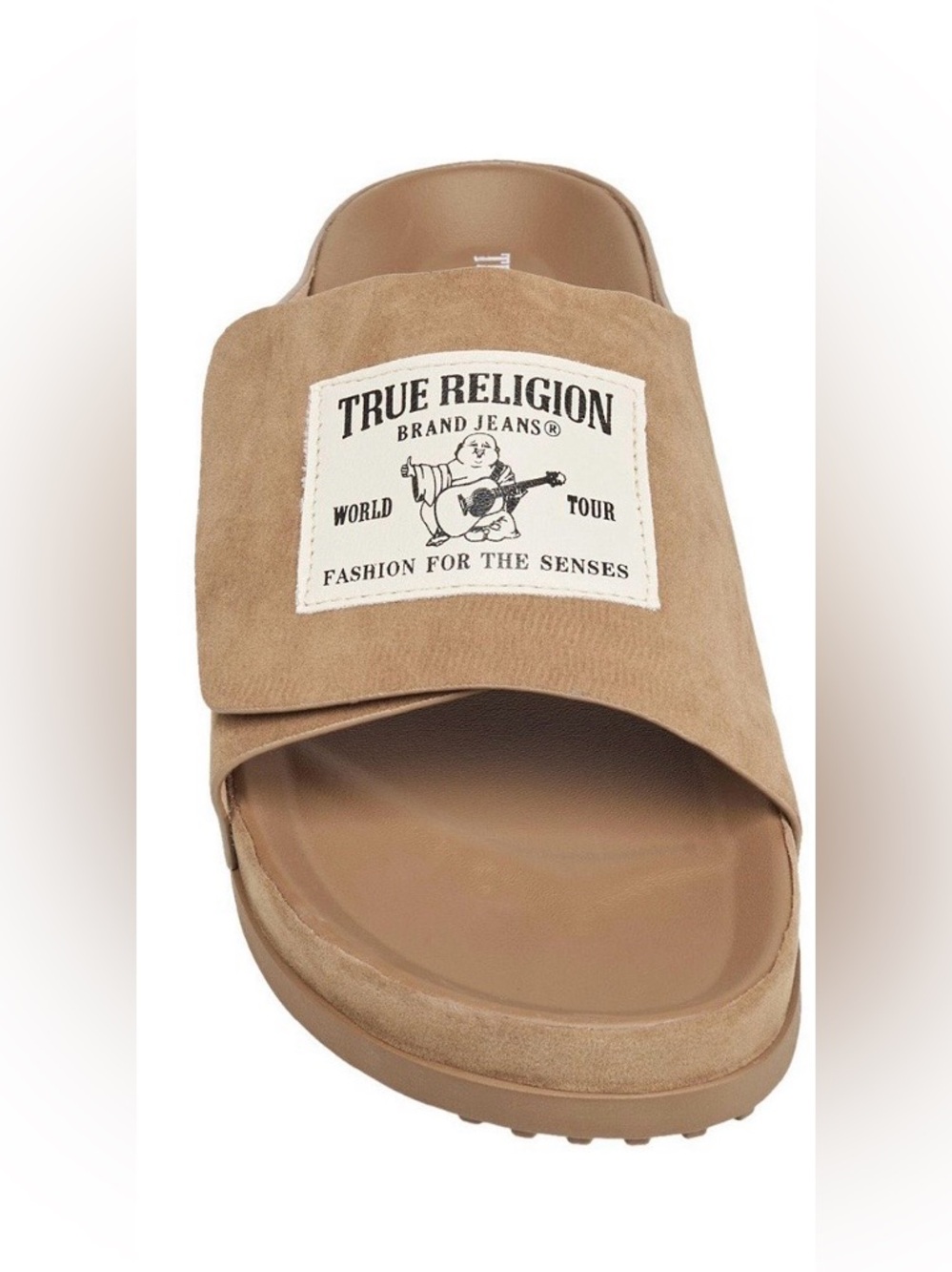 NWT $69 True Religion slides sz 12